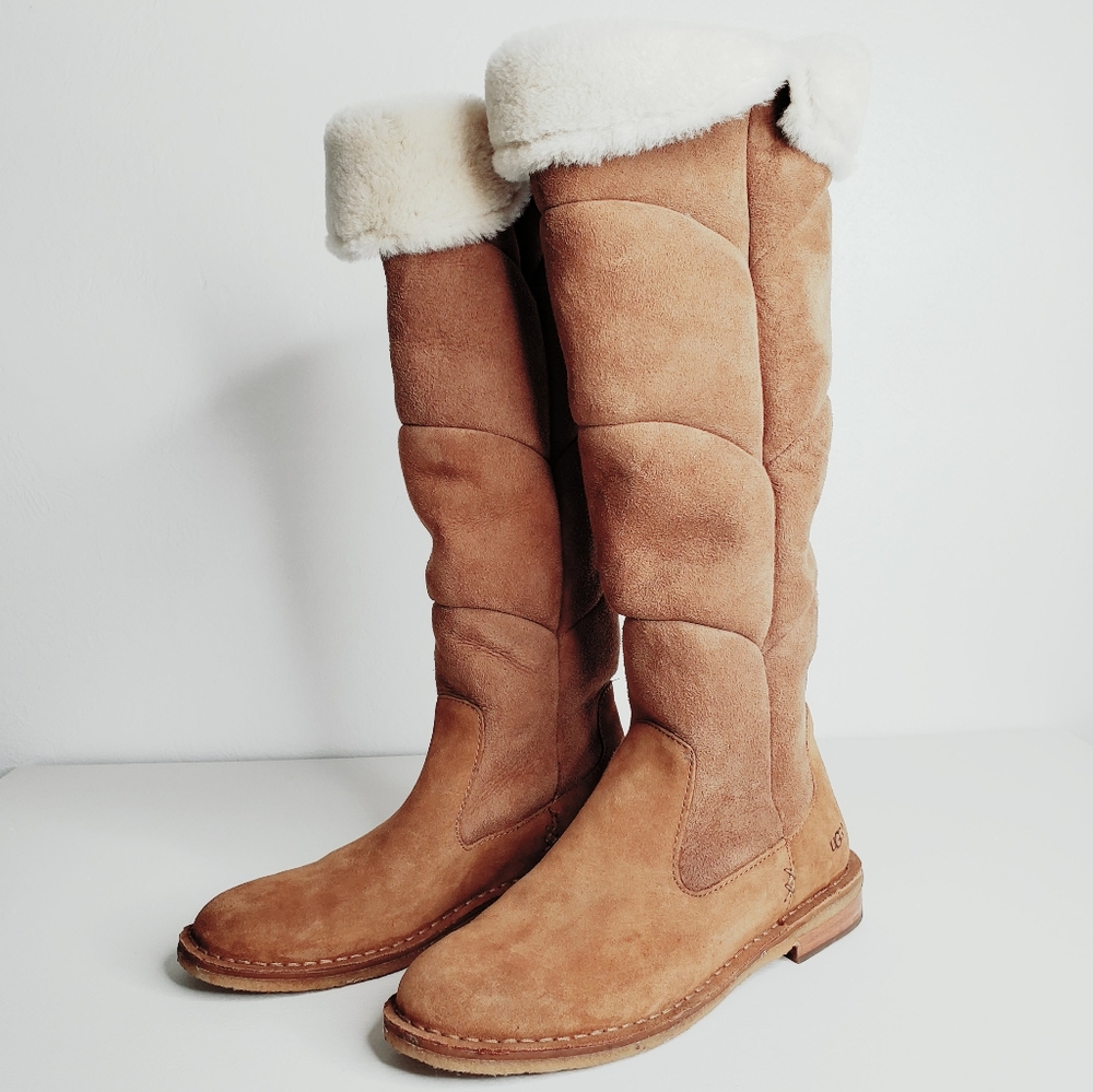 UGG "Samantha" Shearling Over the Knee Boots 8.5